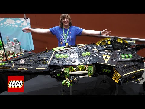 Huge LEGO Blacktron Mothership
