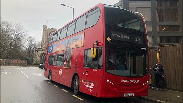 FRV | RATP Dev Transit London Route 414 - Marble Arch to Putney Bridge - (ADH 45066, SN12 ASU)