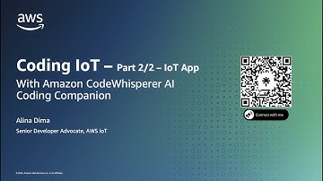 Part 2/2 - Coding IoT  with Amazon CodeWhisperer AI Coding Companion - IoT App
