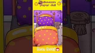 DIY Halloween Paper dollhouse Play