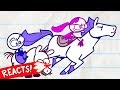 Pencilmate REACTS - Pencilmate's Horse Has THE ZOOMIES! | Animation | Cartoons | Pencilmation