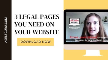 How to Legally Protect Your Website in 2021- 3 Legal Pages You MUST Have!