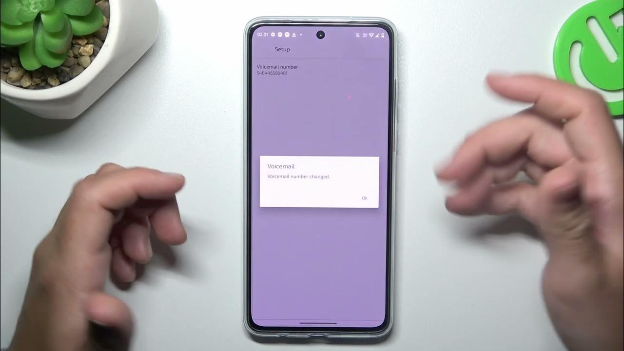 How to Setup Voicemail Number in Motorola Moto G84? Open Voicemail