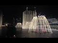 Dubai Fountains.Evening display, Enta Omri - Hossam Ramzi