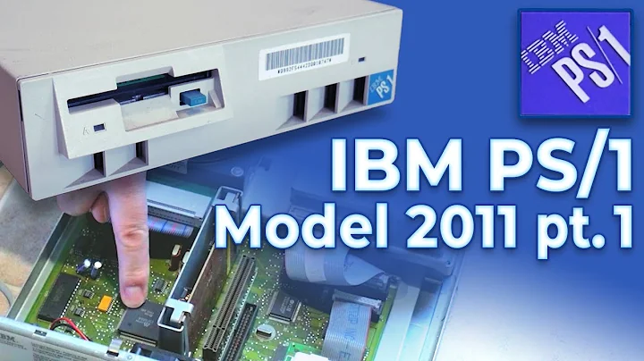IBM PS/1 2011 Pt 1: Vintage home computer teardown