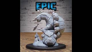 Island Turtle Folk | DnD Miniature | Tabletop Game Miniatures | 3D Model STL FILE | RPG DnDminis