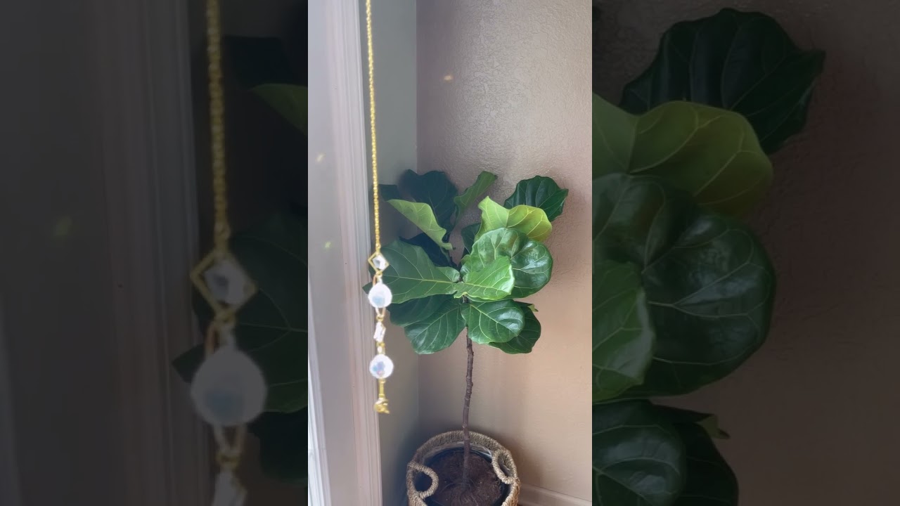 Spring is here! I love suncatchers for spring! This is a fairy suncatcher 