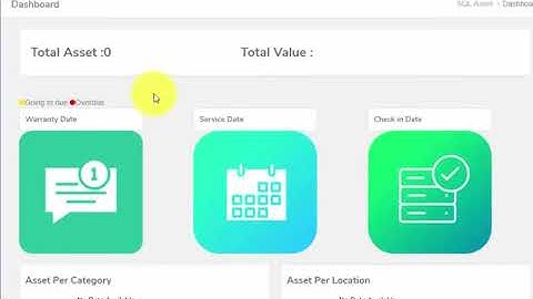 SQL Asset Management System Tutorial 1 Overview