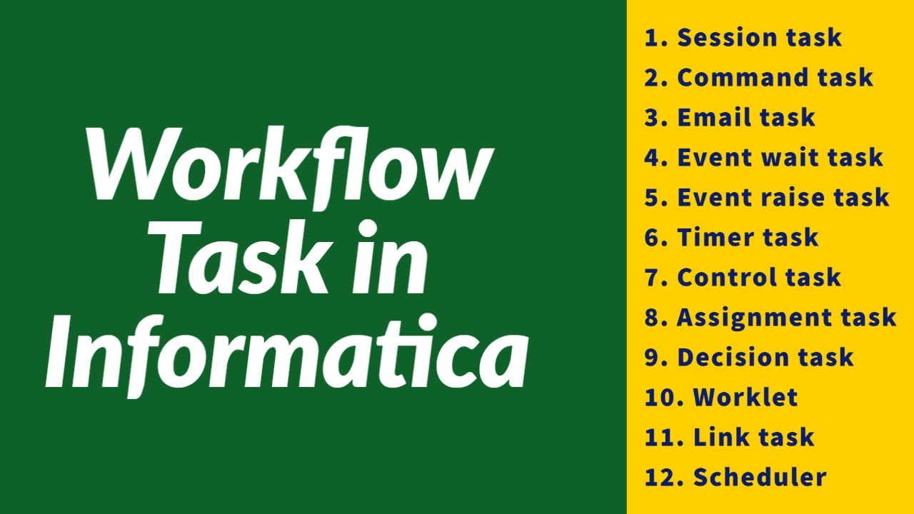 assignment task in informatica with examples