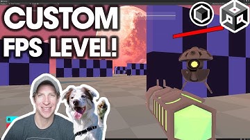 Creating a Custom FPS LEVEL in Unity! (First Person Shooter Beginner Tutorial Part 2!)