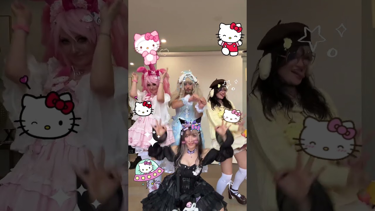 This filter slaps w/ @bbnomoney @jessicanigri @Vanillamacee @PeachJars #hellokitty #sanrio