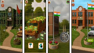 Old School Cleaning & Class Room School Bus Flag Area Cleaning Gameplay #game  screenshot 3