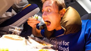 Lufthansa Airlines FOOD REVIEW  40 Hour Trip from Bangkok to Frankfurt to Rio de Janeiro, Brazil!