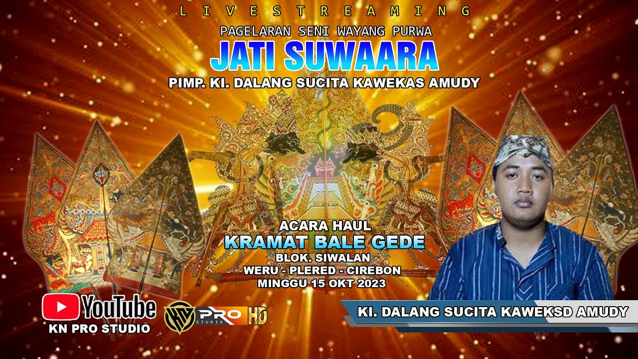 LIVE MALAM HAUL KRAMAT BALE GEDE MEGU CILIK | PAGELARAN WAYANG PURWA JATI SUWARA 15 OKT 2023