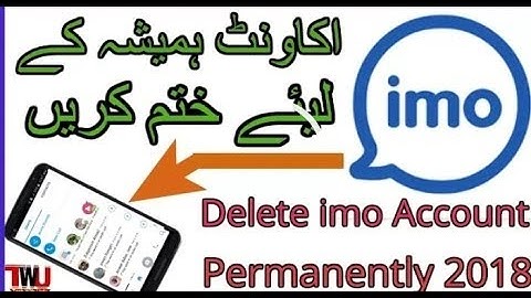 How to delete imo account permanently | imo account kaise delete kare