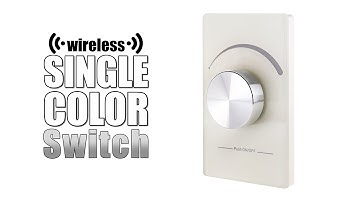 Wireless single color remote