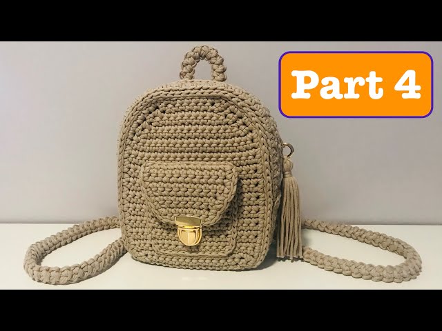 Easy Crochet Backpack Helen Crochet Pattern for Beginners 