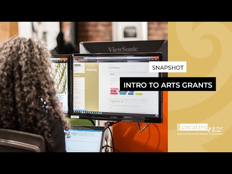 Snapshot - Intro to Arts Grants