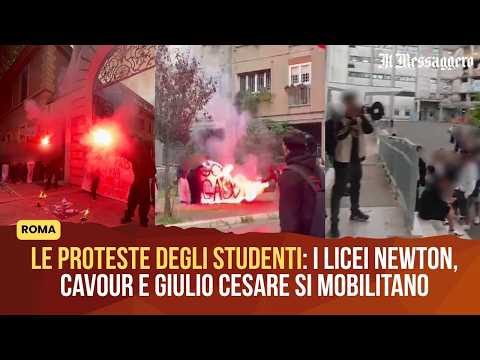 Video Roma, le proteste degli studenti sulla scia della Francia: i licei si mobilitano