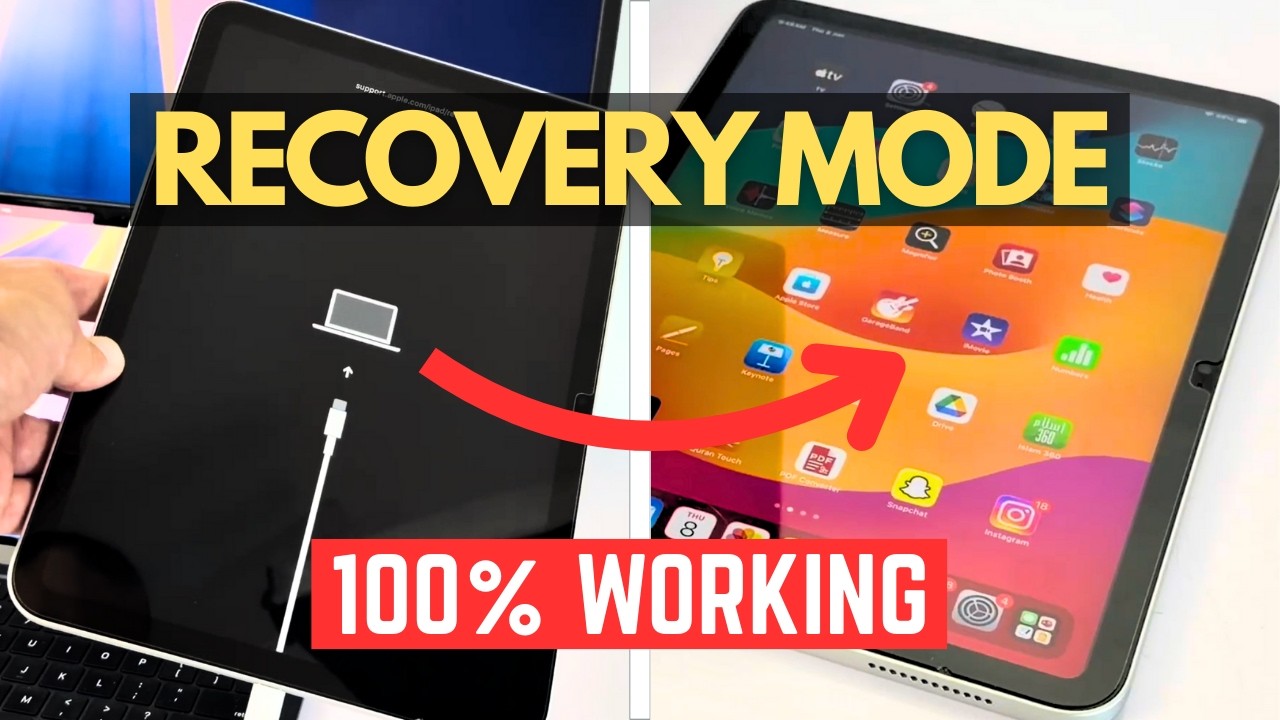 [2026] Как исправить зацикливание режима восстановления или логотип iTunes на любом iPad