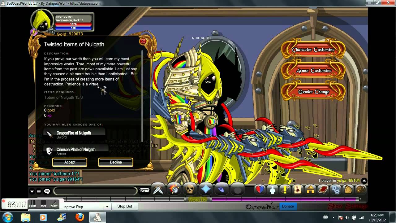 DragonFire of Nulgath - AQW