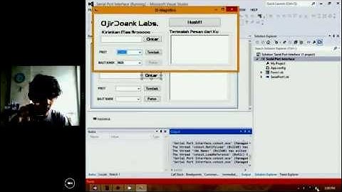 visual studio + arduino serial communication