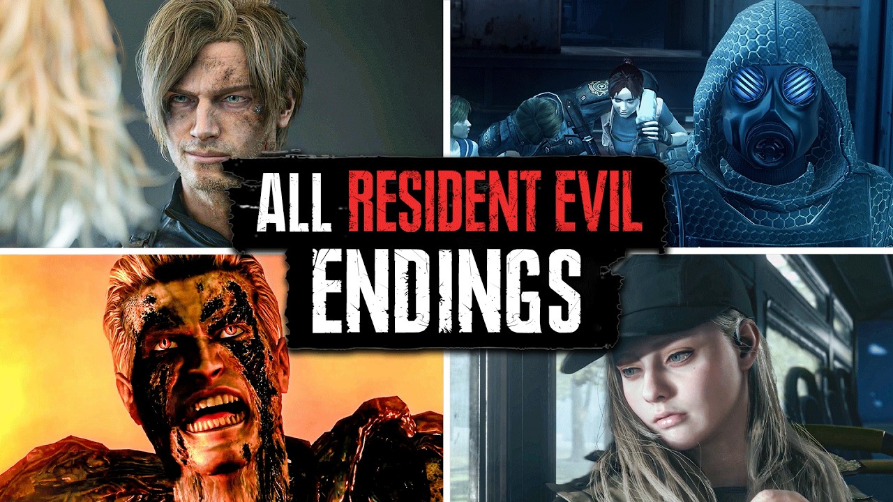 All Resident Evil Ending Scenes (1996-2026)