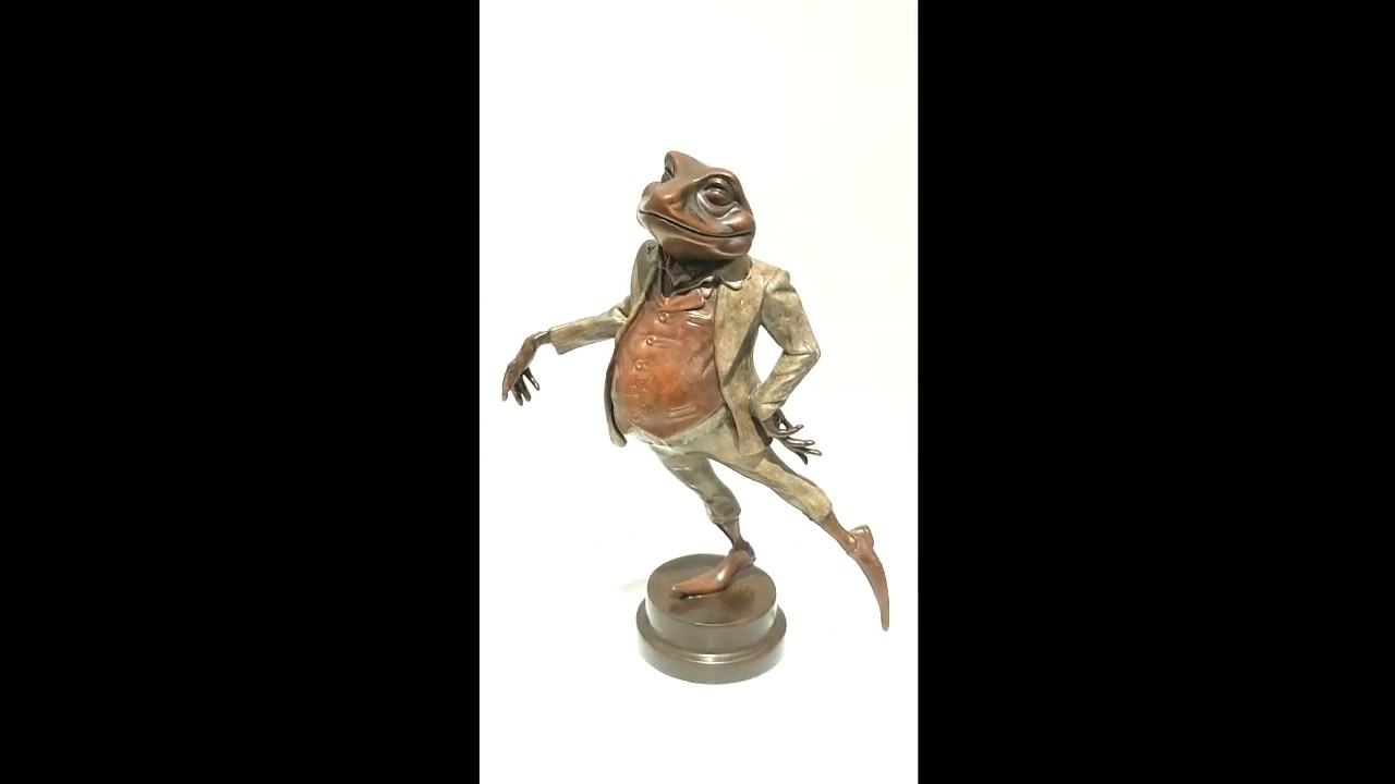 Mister Toad from The Wind in the Willows - Limited Edition Bronze Sculpture
