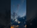 Night time Clouds Timelapse - Ep 6 #Shorts