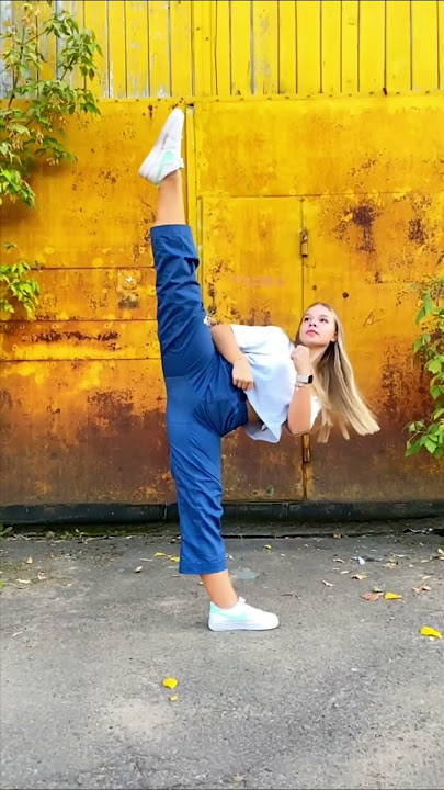 Taekwondo Kick by pretty Girl