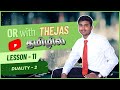 Duality in Linear Programming – Theory & Example (Part 2) in Tamil | OR with THEJAS