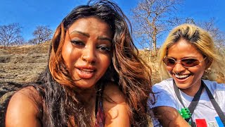 A monkey chased us and we got scared 😱 😨 #vlog #viral #trending 