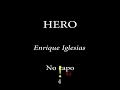 HERO- ENRIQUE IGLESIAS -Easy Chords and Lyrics