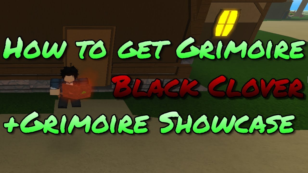 How To Get Grimoiremagic Fire Grimoire Showcase Clover Online Pre Alpha Release - black clover yunos grimoire roblox game location