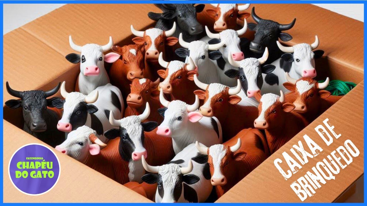 Fazenda de Brinquedo Caixa de Brinquedos