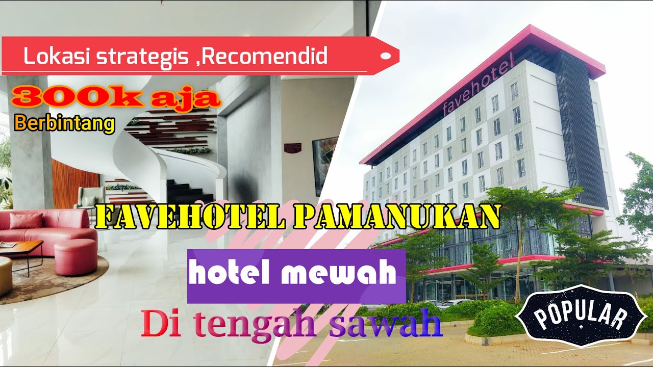 Riview FAVEHOTEL PAMANUKAN , Hotel mewah di tengah sawah , ada Bathubnya...........