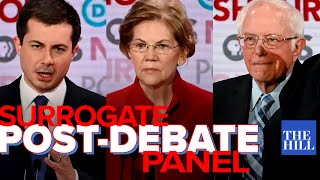 EXPLOSIVE Bernie, Warren, Pete Surrogate post-debate panel