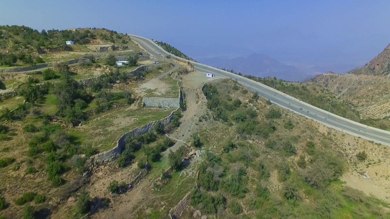 تصوير جوي - قرية غيلان ١٤٣٨ هـ - محافظة بلجرشي