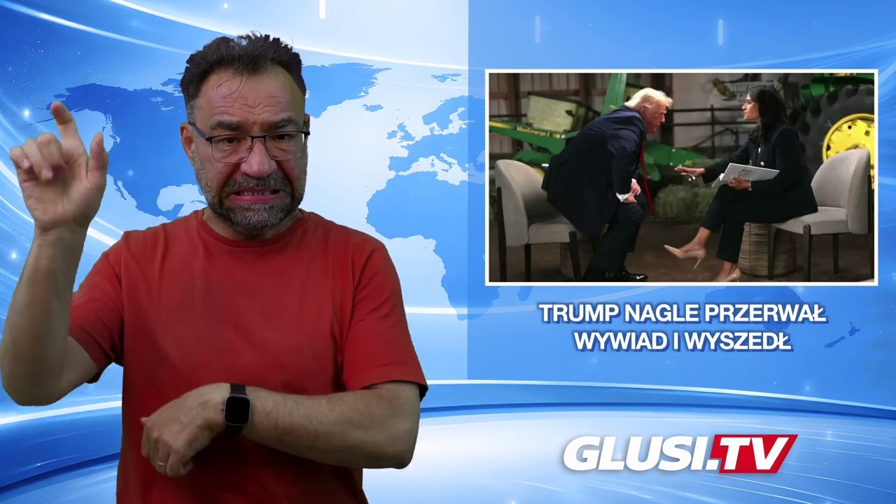 Trump nagle przerwał wywiad i wyszedł