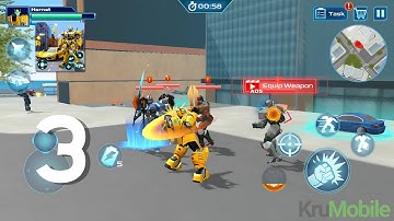 Robot Car Transform Fight Game - Gameplay Walkthrough Part 3 (Android, IOS)
