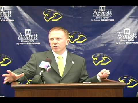 Averett University men's basketball coach Matt Parke press conference