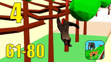 Animal Transform Race - Walkthrough Part 4 All Levels 61-80 Max Level (Android, iOS) Gameplay