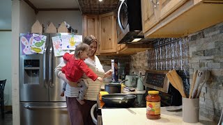 Teaching My Toddler To Cook Dinner