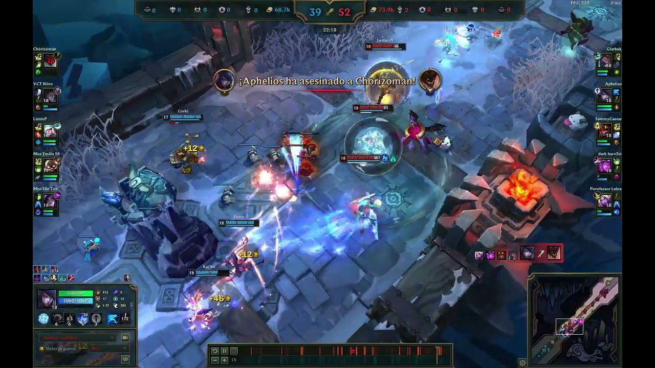 Aphelios lvl 18 full build best ADC ULTRACARRY EXTREME LATE GAME