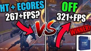 Hyper Threading and Ecores on or off?