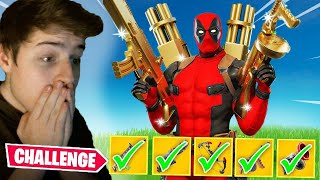 Tüm *NADİR ALTIN* Silahları Tek Maçta Toplama Challenge !! (Türkçe Fortnite)