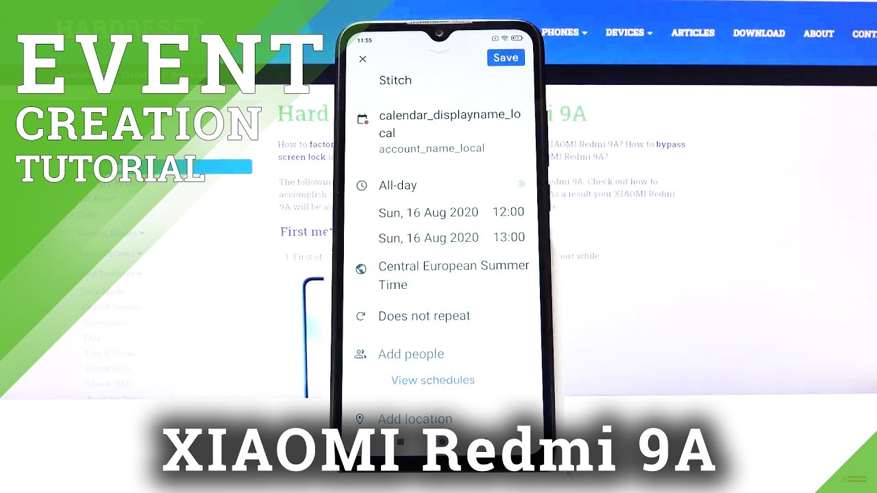 How To Add Event To Calendar In XIAOMI REDMI 9A Calendar Options how-to-add-event-to-calendar-in-xiaomi-redmi-9a-calendar-options
