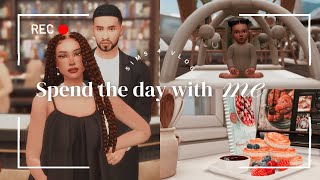 Spend the day with me | SIMS 4 VLOG: Life as a mom, the twins, work and date night