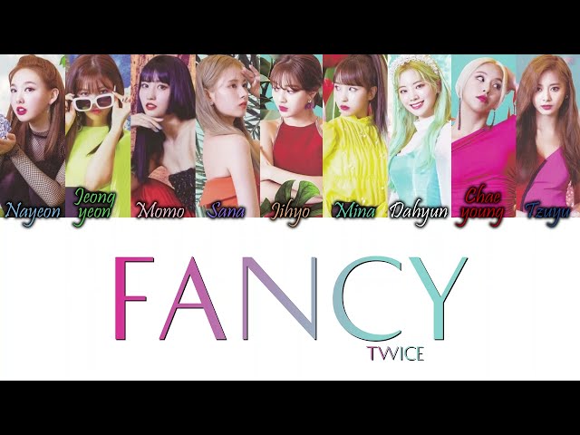 TWICE (트와이스) - Fancy Han/Rom/Eng Colour Coded Lyrics class=