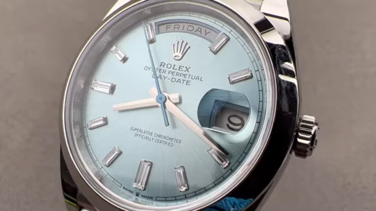 rolex day date platinum diamond dial